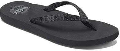 Reef Ginger, Damen Zehentrenner, 40 EU (7 UK), Schwarz Black Black Bk2