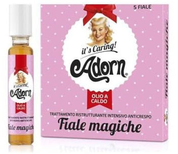 Adorn Olio A Caldo Fiale Magiche, Trattamento Ristrutturante Intensivo Anticrespo, 5 Fiale X 20 Ml