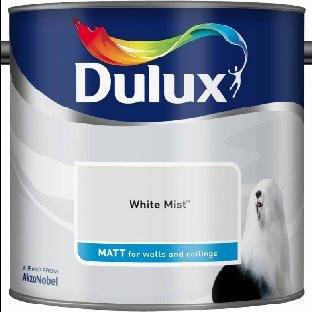 Dulux Matt 2.5L White Mist