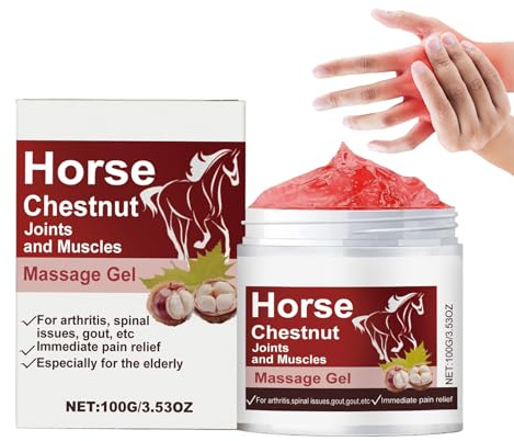 DAWCBVJQ Swell Away Massage Gel 100g Massage Gel for Muscles, Extra Strong Warming Horse Balm, Joint and Muscle Massages Gels, Fast Acting Lymphatic SDrainage Joint and Muscle Cream, Hand Relief Gels