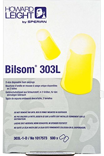 Honeywell Safety Gehörschutzstöpsel Einweg 1017573 (VE500 Paar) Bilsom 303L Gehörschutzstöpsel 7312550175736