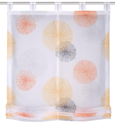 Home fashion Schlaufenrollo, Orange