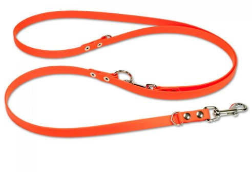 Mystique Biothane verstellbare Hundeleine orange Größe: 16 mm x 300 cm