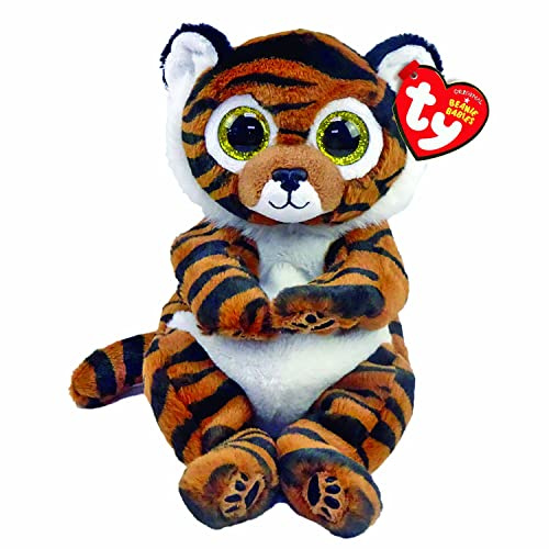TY - Beanie Babies Tiger Clawdia - 15 cm, 2009124, Braun