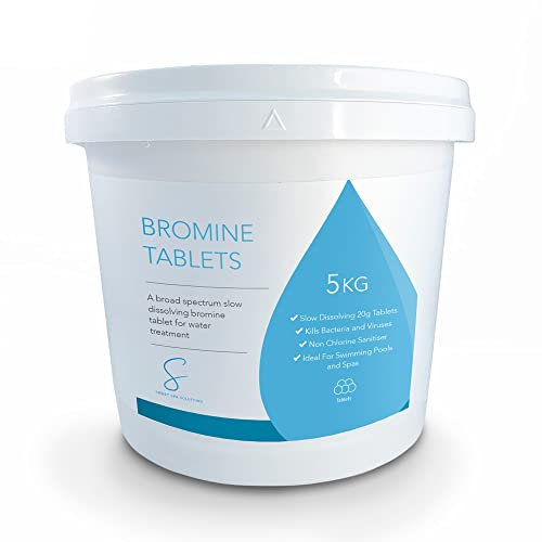 Sweet Spa Solutions Bromine Tablets 5kg - 20g Bromine Tablets suitable for Hot Tub, Spa and Swimming Pool Water Treatment