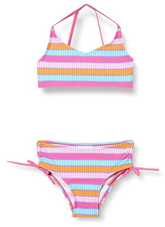 Playshoes Mädchen UV-Schutz Bikini Badeanzug Schwimmanzug Badebekleidung, pink, 146/152