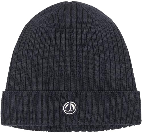 Petit Bateau A0AUE Bonnet Mixte Bébé, Smoking 12-18 Mois