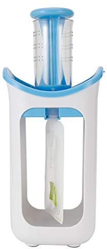 HUASON Squeeze Station, Pouch Filling Station, Portable Puree Squeezer Tool for Home Kitchen (30.5x13x9.5cm)