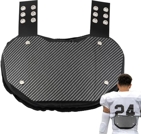 Football della piastra posteriore - Gear imbottito protettivo, scudo posteriore resistente all'impatto | Protettore posteriore della parte posteriore della moda leggera con cinturino in nylon regolabi