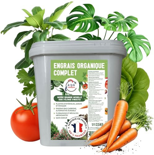Engrais 100% Naturel pour Plantes Vertes Intérieur et Potager | Fertilisant Naturel Déjections de Vers de Farine, Stimule Croissance, Fertilise le sol, Alternative Engrais Chimiques (2,5 kg)