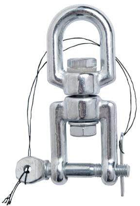 Amazonas Hammock AZ-3040000 Telo Gancio Girevole per Poltrone e Sedie Sospese, Acciaio, 11x7x0.5 cm