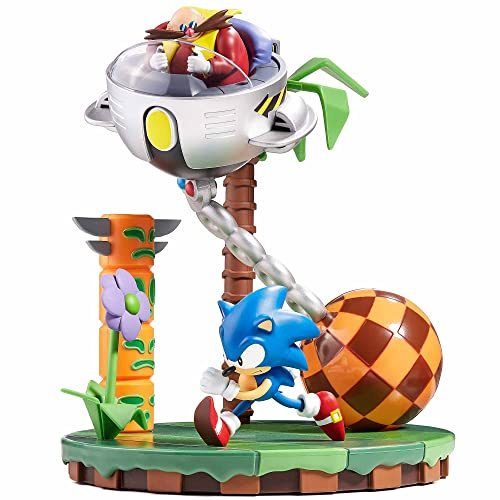 Numskull Offizielle SEGA Sonic & Dr. Eggman 30. Jubiläums Limited Edition 23cm 9'' Statue - Offizielle Sonic The Hedgehog-Merchandise