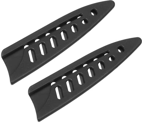 M METERXITY 2 Pack PP Knife Sheaths - Kitchen Knife Protectors Edge Guard Blade Protective Cover for 3.5 Paring Knife, Apply to Kitchen Camping Traveling (Black)