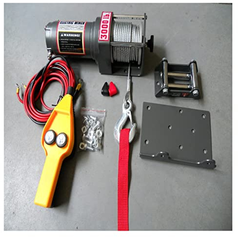 Elektrischer Hebezeug 3000LBS Tragbare elektrische Winde Off-Road Traktor kleine schnell Für Lagerhallen