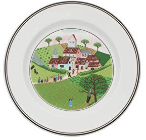 Villeroy & Boch – Design Naif Brotteller Heirat 17 Cm Weiß/Bunt, Spülmaschinenfest, Mikrowellensicher, Teller Keramik, Speiseteller, Essteller, Geschirr, Premium Porzellan