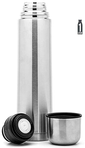 BVC Termo de Acero Inoxidable con dosificador y Tapa - 1 LITRO