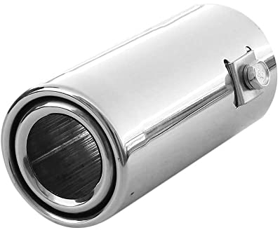 Auspuffblende Endrohr Auspuff Universell Schalldampf Endrohrblende Blende Sport Edelstahl Rund von 28mm bis 40mm