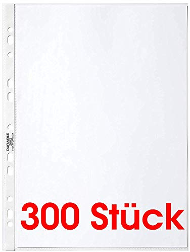 Durable 267219 prospektfodral (DIN A4 Business, 0,05 mm) (300 fodral (3 påsar))
