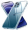 Vimiki Clear for iPhone 12 Pro Max Case, Anti-Yellowing Shockproof Protective Bumper Hard PC Phone Cases, Thin Slim Fit Cover,Clear