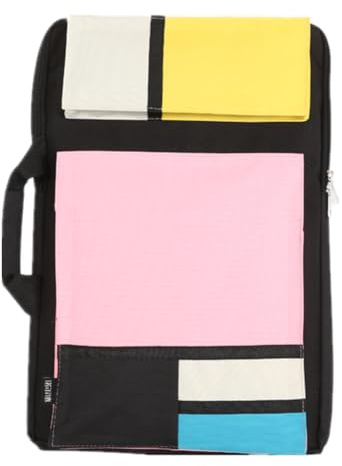 Sac à Dessin A2/A3 Étui Portefeuille Artiste Sac de Transport pour Planche à Dessin Imperméable Sac de Rangement en Toile Portable Sac à Croquis Peinture Fourre-Tout Portfolio Sacoche