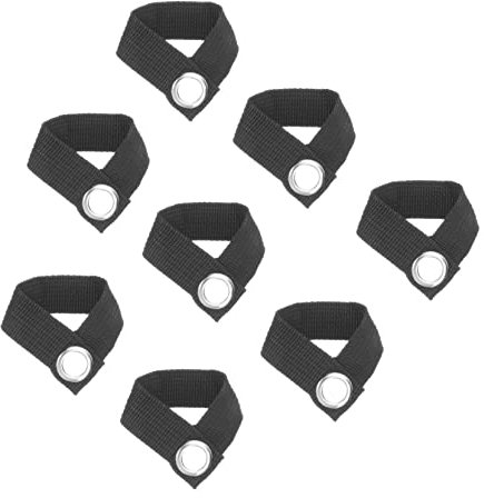 KITANDOVE 8St Zeltschnalle zeltzubehör zubehör für zelte Camper zubehör Befestigungswerkzeuge Stangenbefestigungsschnalle Baldachin Feste Schnalle vielseitige Befestigungsschnalle Stoff Grey