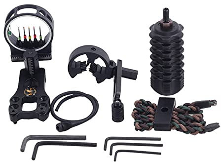 BTGHPI TP1000 - Accesorios de arco de caza, kit de mira para estabilizador de arco compuesto de descanso