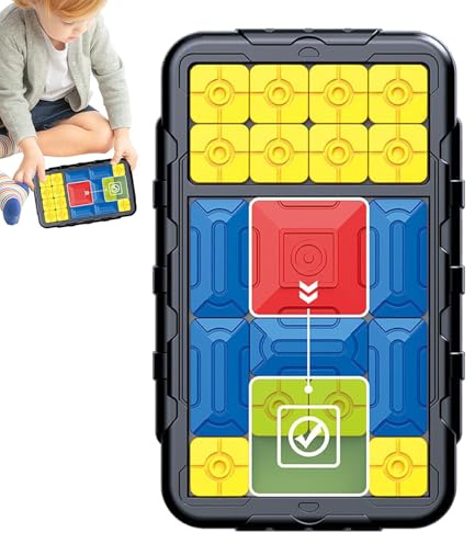 Slide Puzzle - 500-Level Sensory Toys Brain Teaser | Sensory Educational Interactive Brain Teaser Game for Road Trip Family Outdoor Indoor Party Kids