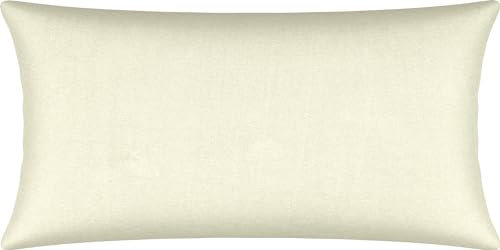 Erwin Müller Kissenbezug, Kissenhülle Single-Jersey Murnau - Natur Größe 40x80 cm - bügelfrei, strapazierstark, elastisch, mit Reißverschluss