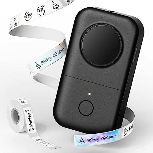 Phomemo D30 Impresora de Etiquetas Bluetooth Máquina etiquetadora Adhesivas Impresora de Etiquetas térmica portátil,para el hogar,Colegio,Tienda,Nombre,Compatible con Android y Sistema iOS,Blanco