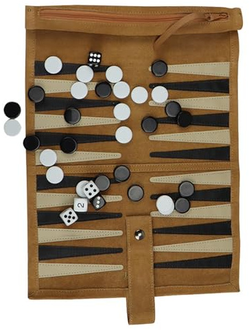 Backgammon brädspel set, Backgammon brädspel - klassiskt strategibrädspel | litet backgammon set, Backgammon strategispel, klassiskt brädspel