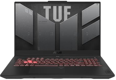 ASUS TUF Gaming A17 FA707NUR Laptop | 17,3 FHD 144Hz 16:9 IPS Display | AMD Ryzen 7 7435HS | 16GB RAM | 1TB SSD | NVIDIA RTX 4050 | Win11 Home | QWERTZ | Mecha Gray | 3Monate GamePass