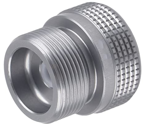 Valve of Gas Cartridge Adapter for MAAPP 1L Gas, Converter in Aluminum Alloy for Camping Stove, Picnic, Portable Exterior Use