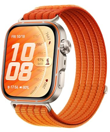 HUAWEI WATCH FIT 5 Pro Smartwatch, GPS, ECG, 1,92'' Display FullView e Vetro Zaffiro, Pagamento NFC, Modalità Sport Outdoor, Monitoraggio della Salute, Batteria a lunga durata, Android&iOS, Arancione