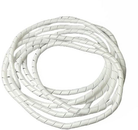 On1shelf® Gaine de câble spirale Blanc 6 mm (2 m)