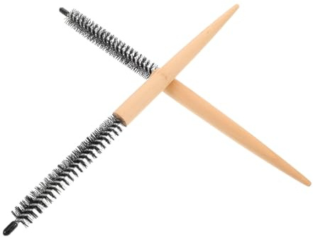 GANAZONO 2piezas Peine De Rodillo Pequeño De Peine De Dientes Para Cardar y Rizar Herramienta Para Cardar El Cabello Para Volumen Raíces y Peinar El Flequillo De Viaje
