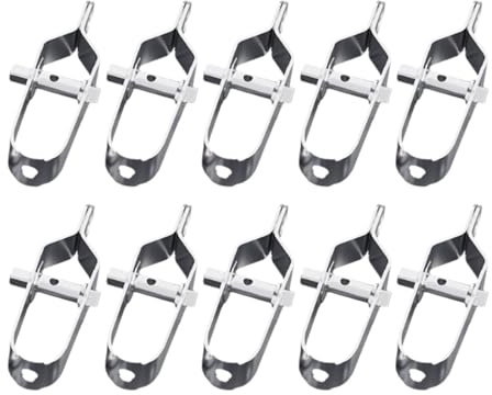 KESOTO Kit de 10 Conectores para Tensores de Eléctricas, Tensores de Alambre para Mallas, 100mm