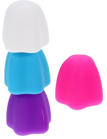 BCOATH 4stücke Zahnpastakappe aus Silikon für Zuhause Zahnpasta-überzüge mit Selbstschließendem Design zur Einfachen Dosierung und Gleichmäßigen Verteilung der Zahnbürste
