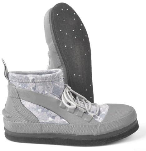 Besttoolifes Undurchlässige, atmungsaktive Schuhe für Damen und Herren, rutschfeste Watstiefel, Neopren, Gummi-Filzschuhe, Angeln, amphibische Wassersohle, zum Angeln (7 (39))