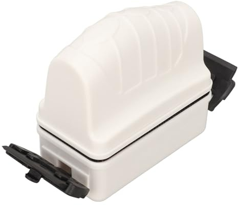 Raspadores de Algas de Vidrio para Acuario, 4X Fuerte Succión Magnética, Agarre Antideslizante, Cepillo Magnético para Pecera, Autoflotante para Herramienta de Limpieza (White)