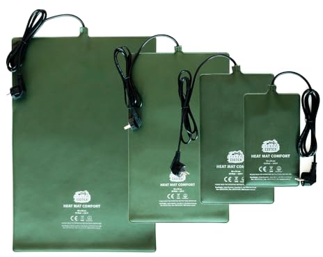 Terrarium Heizmatte Comfort 30 Watt - in 10W, 20W, 30W & 40W erhältlich - Wärmematte für Reptilien z.B. Schildkröten Schlangen Eidechsen - spritzwassergeschützt (Comfort Heizmatte, 30 Watt)