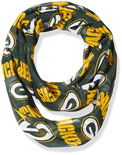 FOCO Green Bay Packers 2016 Team Logo Infinity Scarf