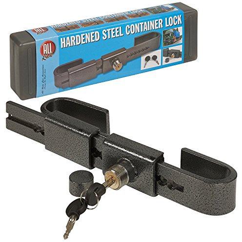 Cerradura ajustable de acero endurecido resistente para seguridad de garaje o almacén.