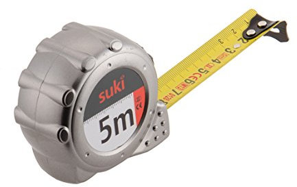 Suki – Metro a nastro 3 m x 16 mm argento CE, 1 pezzo, impresso 1800955