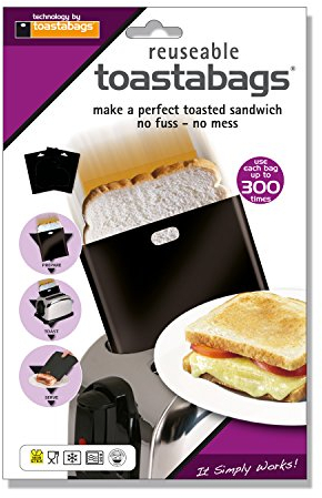 Toastabags Toast Bags 300 use (Pack of 10), Acrylic, Black