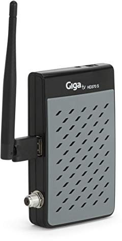 GIGATV Sintonizador HD370 S - Mini sintonizador satélite DVB-S2 con Acceso a Internet