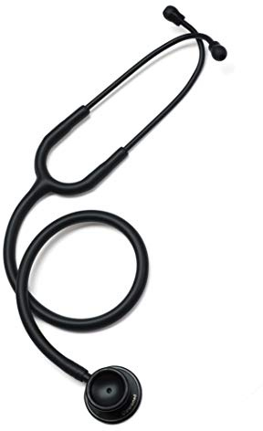 Paramed Stethoscope - Classic Dual Head - for Doctors, Nurses, Med Students, Professional Pediatric, Medical, Cardiology, Home Use - Extra Diaphragm, 4 Eartips, Accessory Case, Name Tag - 29.5 inch