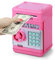 Thedttoy Elektronisch Spardose Münze Geldbank Spardosen , Automatische Mini ATM Digitale Sparschwein Tresor Kinder, Geburtstag Kindertag Geschenke für 3-10 Jahren Mädchen Jungen (Rosa)