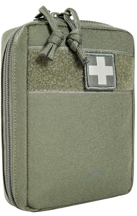 Tasmanian Tiger TT First Aid Basic Molle leichtes Erste Hilfe Set mit Molle-System für Unterwegs und Zuhause, ideal für Wanderungen Trekking Outdoor Fahrrad Büro; Oliv