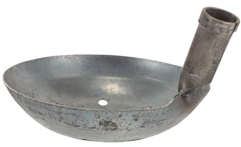 Yardwe Pelle De Nettoyage en Fer Robuste avec Trous pour Tamisage Et 20 Pelles À Fuites