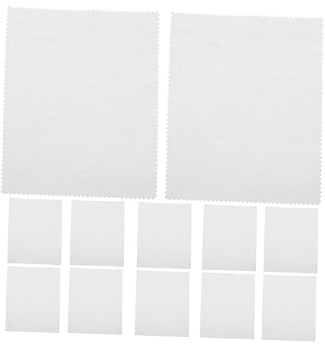 CIYODO 50Pcs Bijoux Chiffon De Polissage Bijoux Chiffons De Nettoyage Chiffon D'Essuyage Or Chiffon De Polissage Chiffon De Nettoyage Bijoux Tissu Bijoux Outil Platine